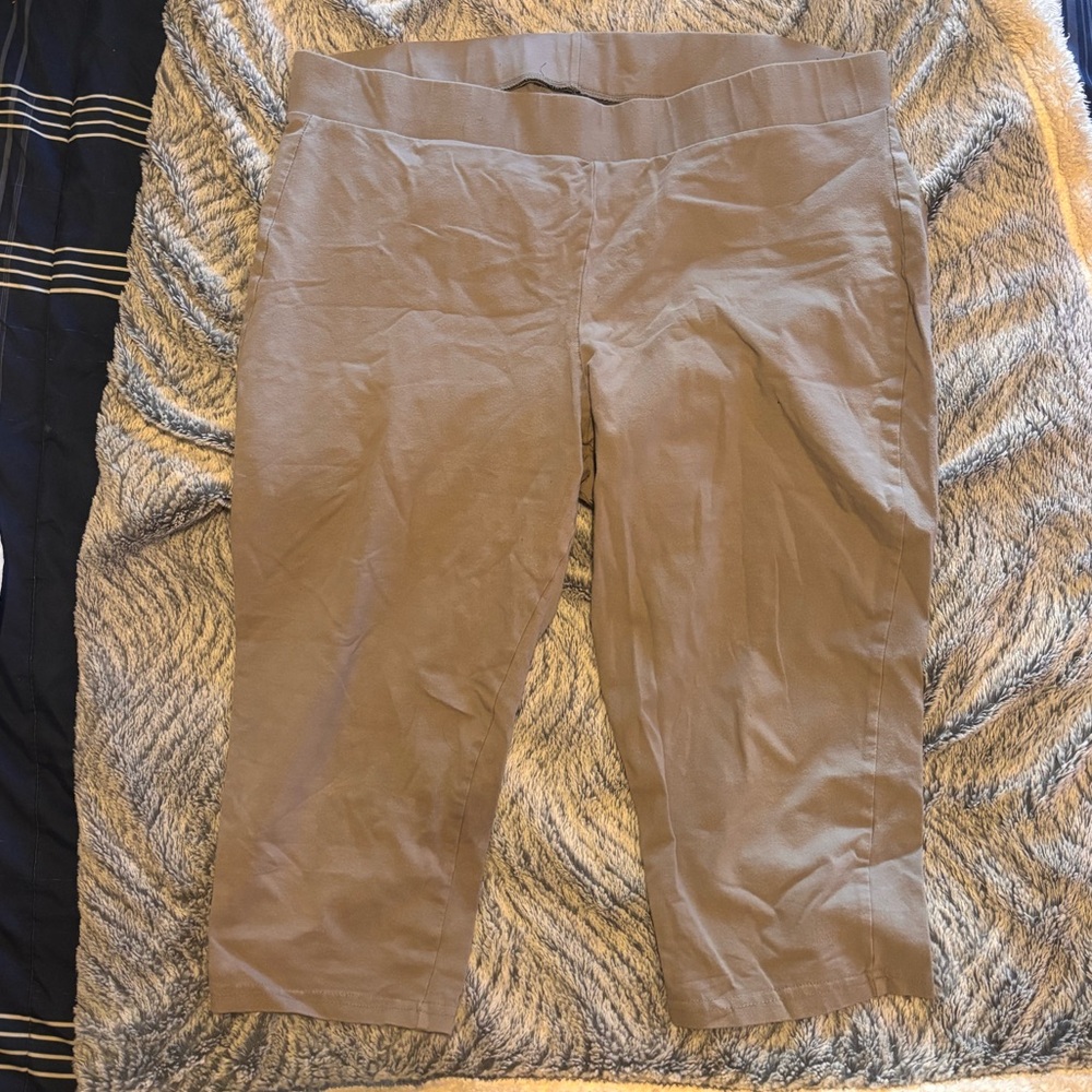 Torrid Gray Cropped Pants